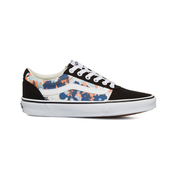 Sneakers da donna bianche e nere con stampe fiori Vans Ward, Brand, SKU s314500032, Immagine 0